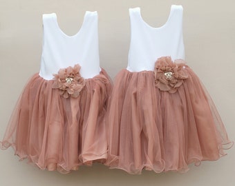 coordinating sister dresses