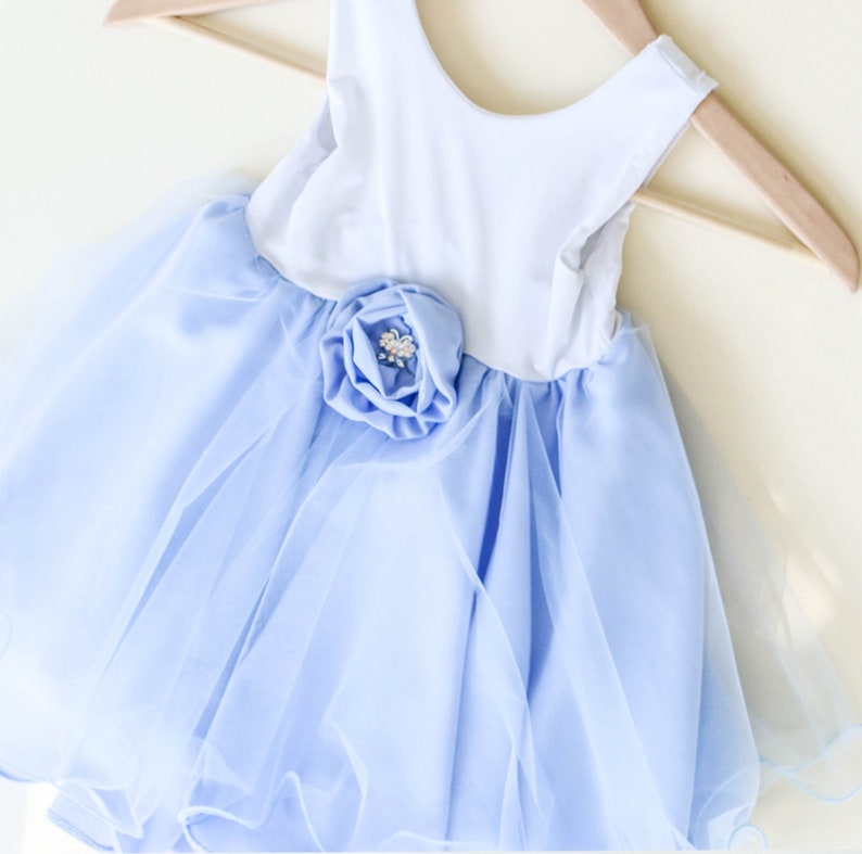 light blue girls dress