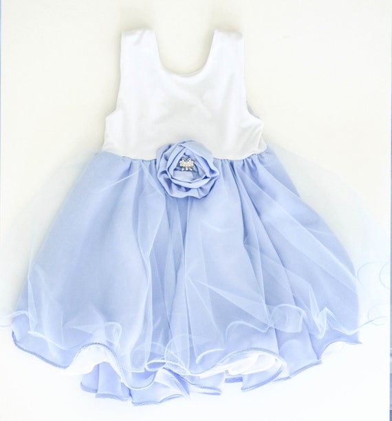 light blue baby dress