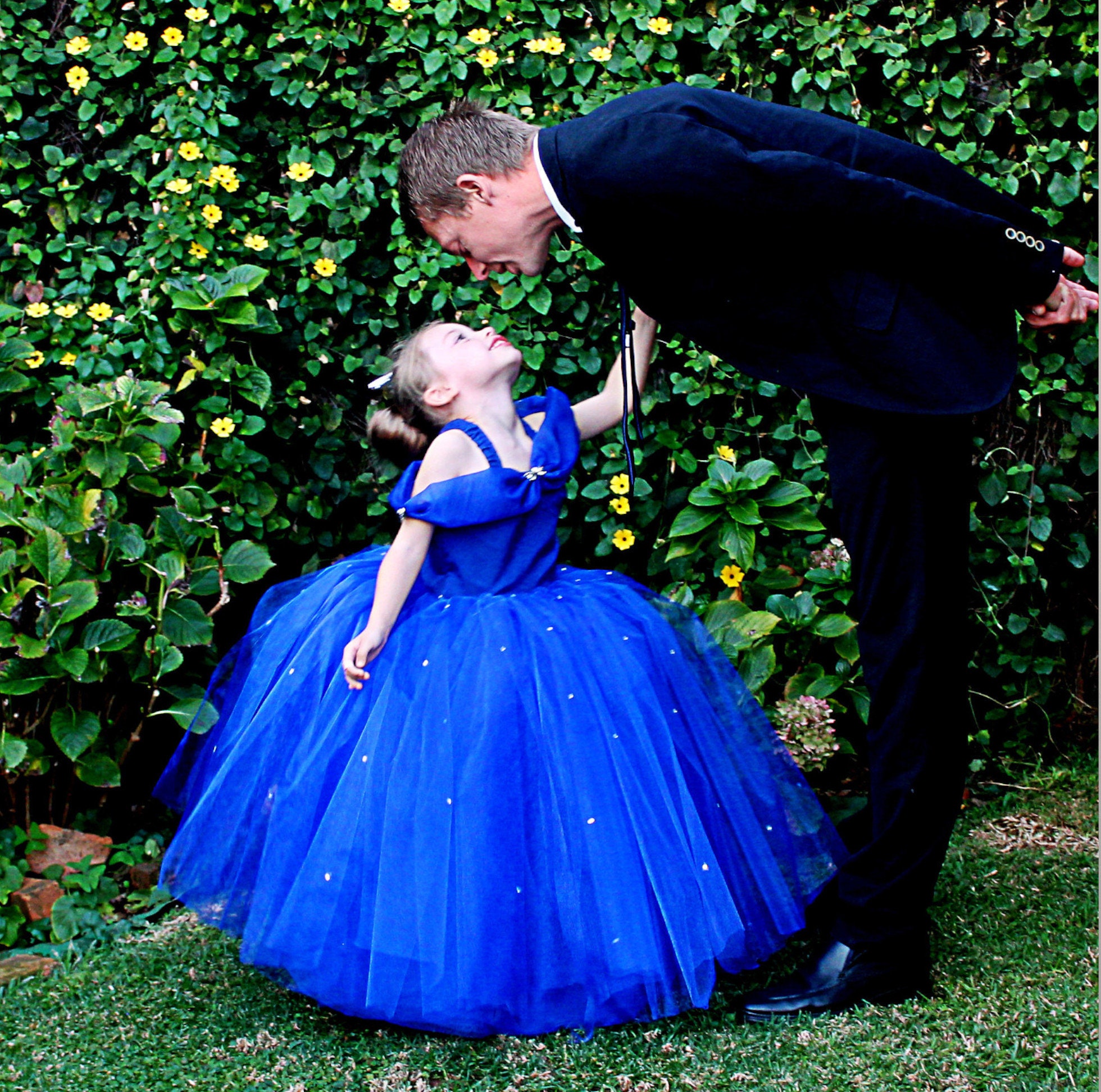 Royal Blue Flower Girl Dress girls Ball ...