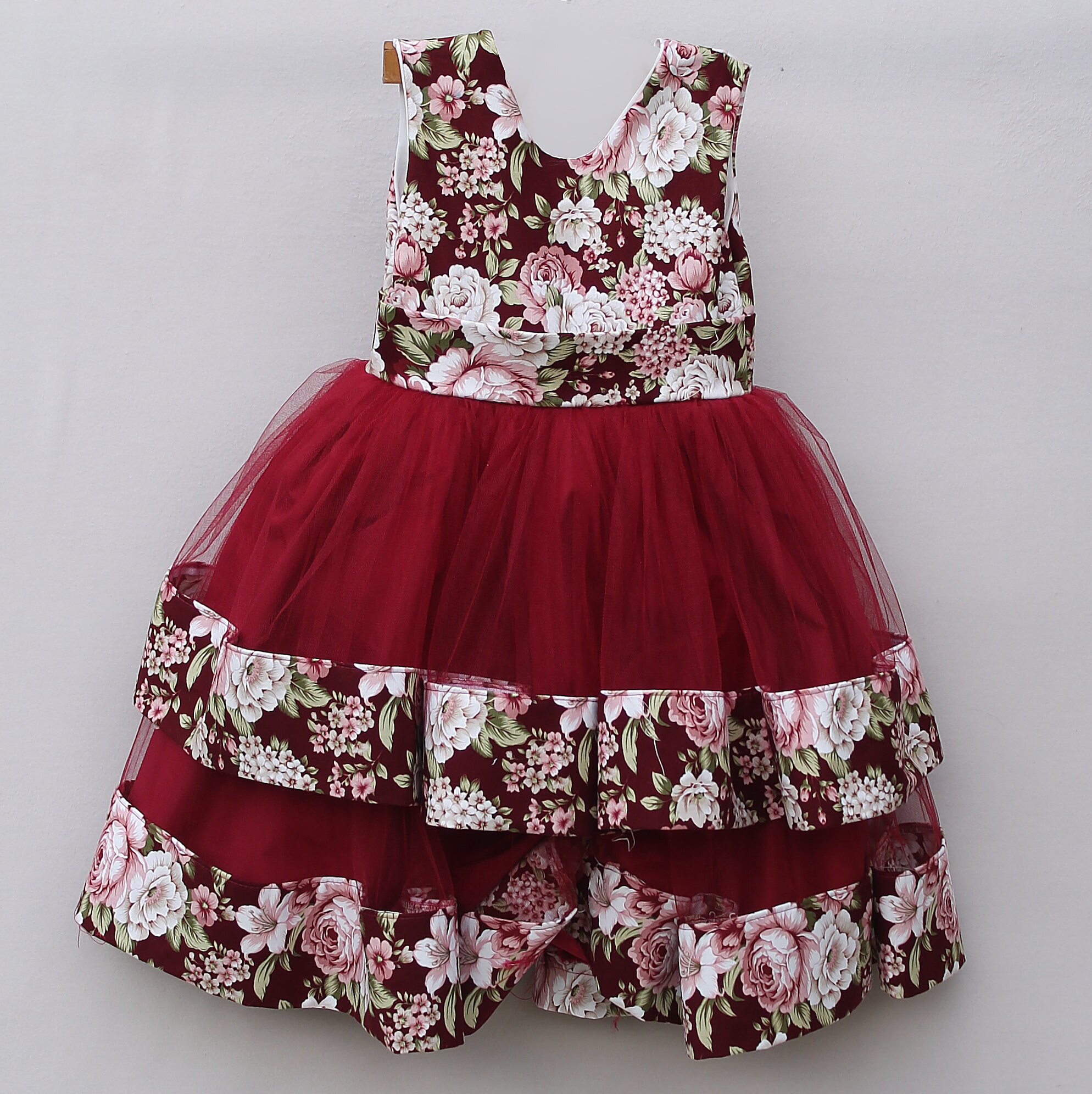 Burgundy tutu dress Maroon flower girl Toddler red outfit Etsy