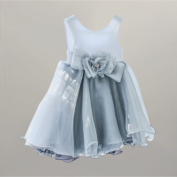 silver occasion dress