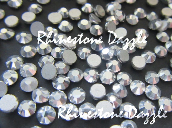 SS10 Silver Rhinestones Non-hotfix Flatback Rhinestones 