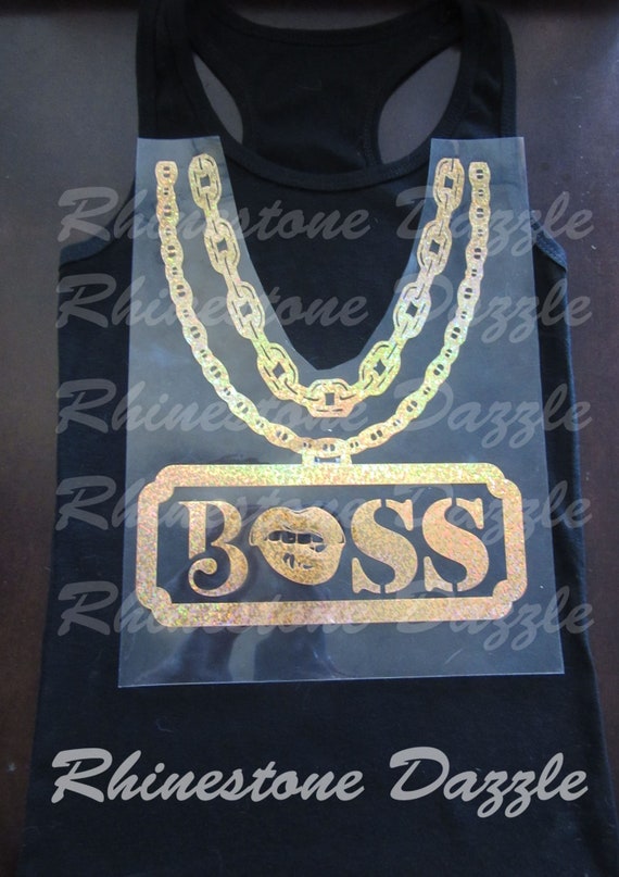 SVG Necklaces With Boss Medallion T-shirt Design Svg Cut | Etsy