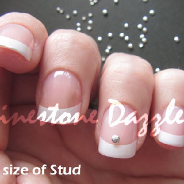 Silver circle nail studs sized 2mm for nail art, DIY nails, 3d nail design, nail decoration, round nail studs, nail embellishments