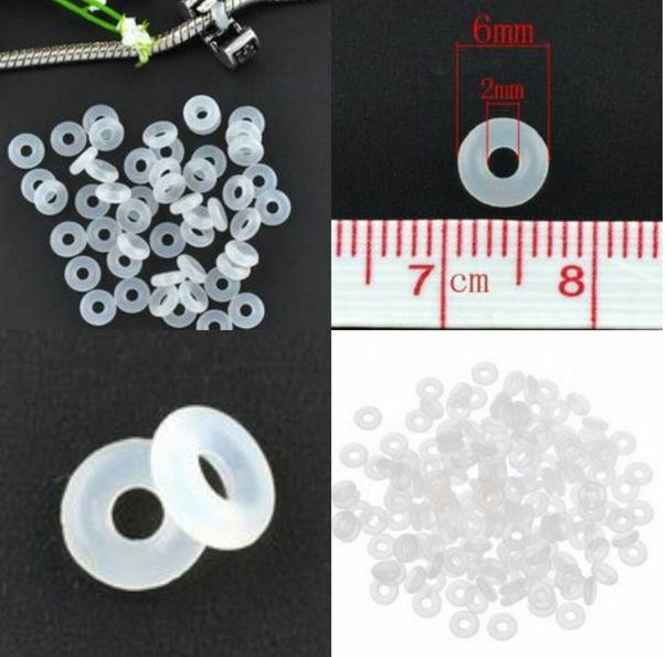  Bead Stopper, 8pc Set, for Jewelry Making Creative Bead Line  End to Prevent Beads from Falling (8Pcs)