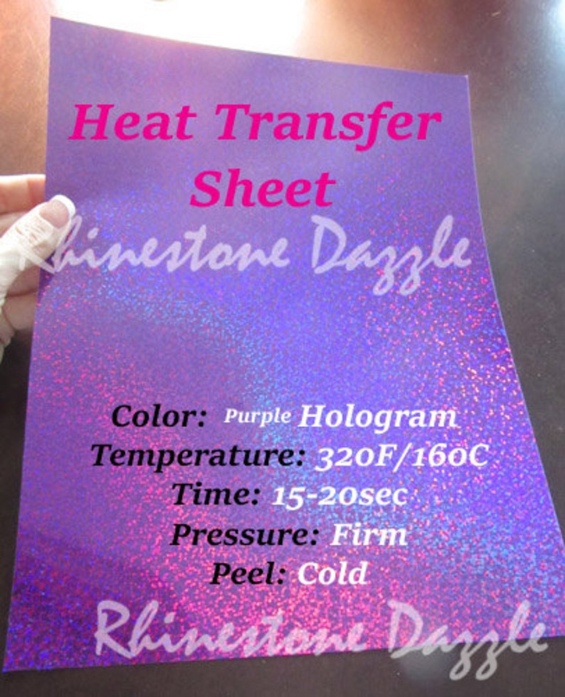 htv tshirt vinyl hologram Purple holographic heat transfer vinyl heat transfer material iron on vinyl sheets