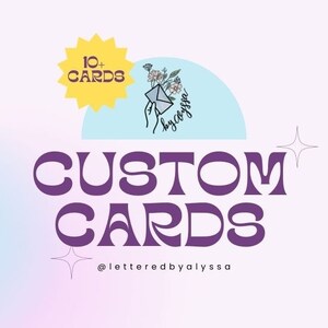 Cartes aquarelles à poignée, Pack de 4