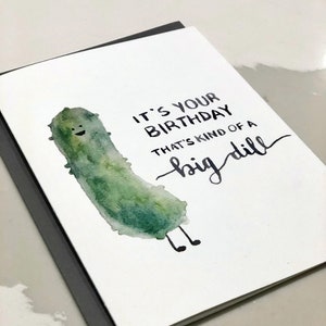 Geburtstagskarte, Art of A Big Dill
