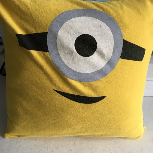 Minion T-shirt Pillow