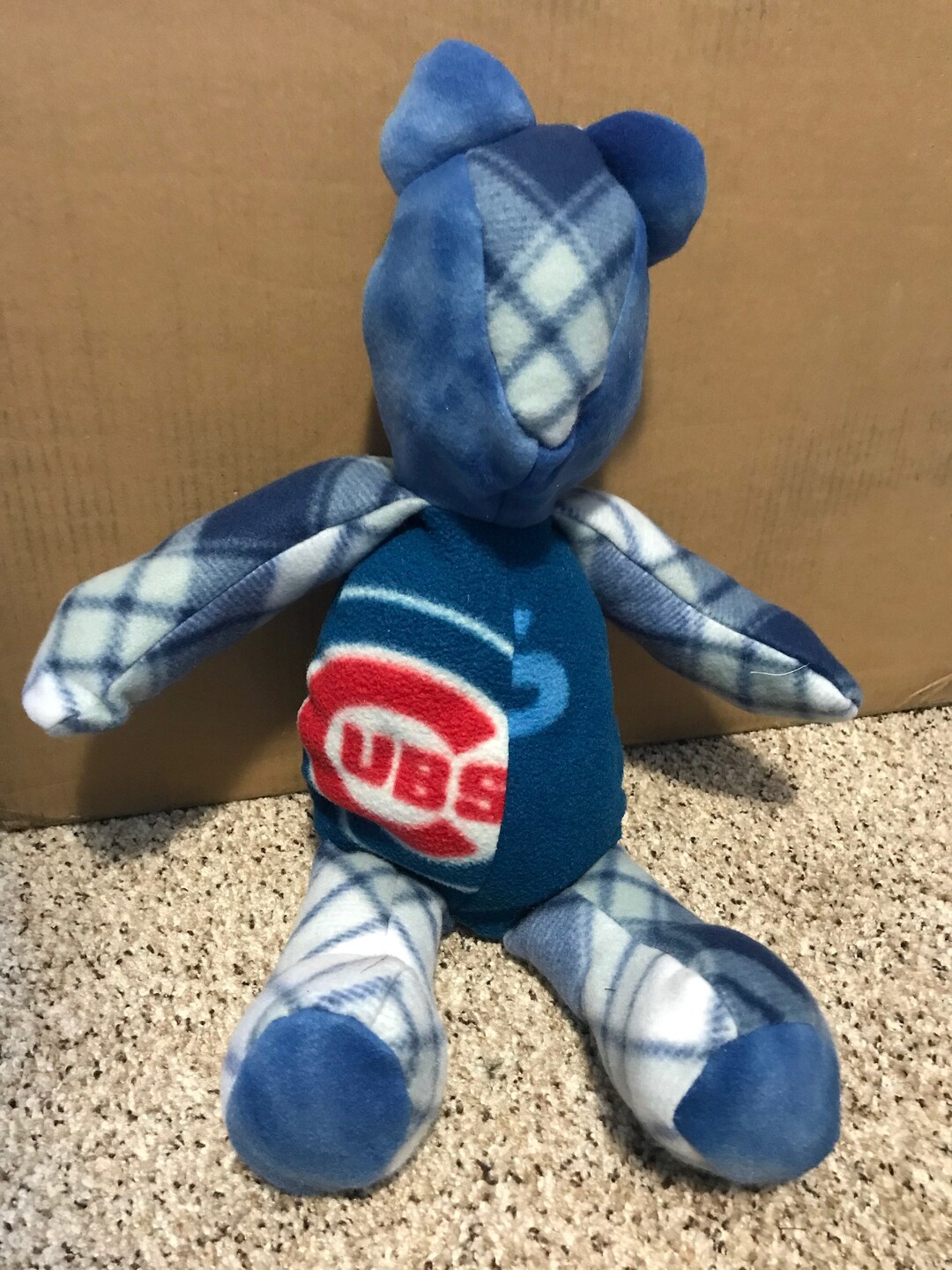 Chicago Cubs Teddy Bear Etsy