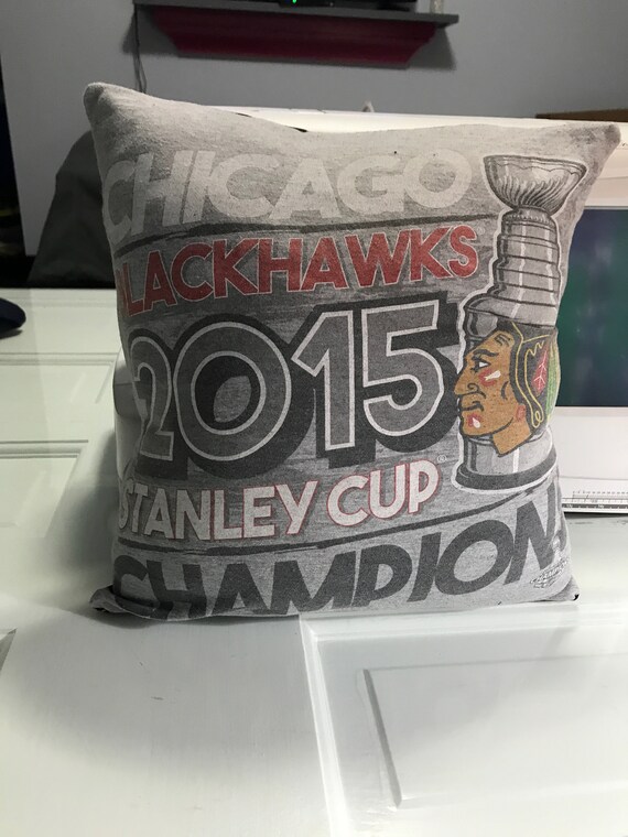 Chicago Blackhawks T Shirt Pillow Etsy