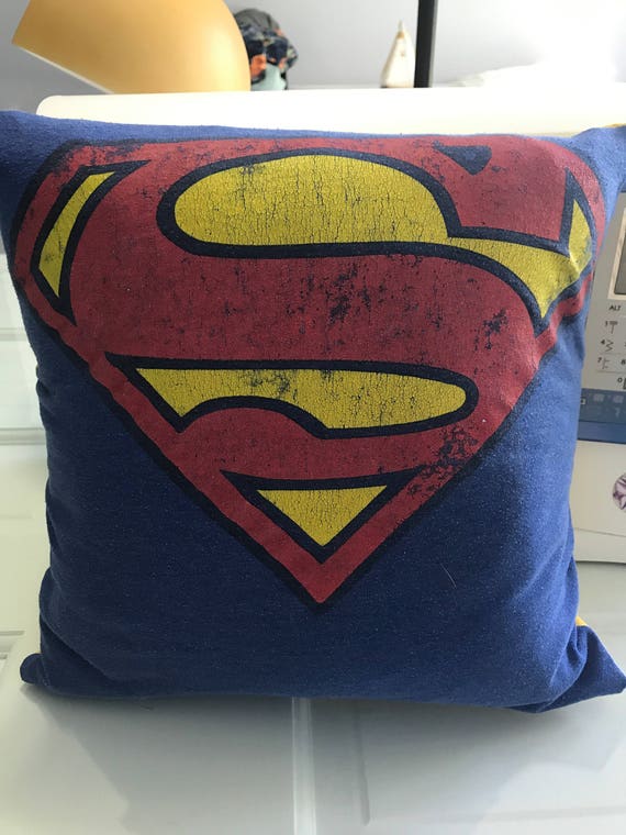 Superman T Shirt Pillow Etsy