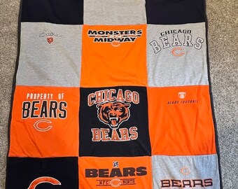 Chicago Bears T-shirt Quilt