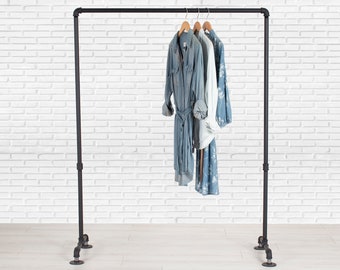 Pipe Garment Rack | Clothing Rack | Clothes Rack | Industrial Pipe Clothing Rack 39" | Clothing Storage | Clothes Rail | FAST FREE SHIPPING