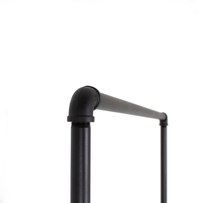 Industrial Style Pipe Clothing Rack Heavy Duty Garment Rack Retail ...