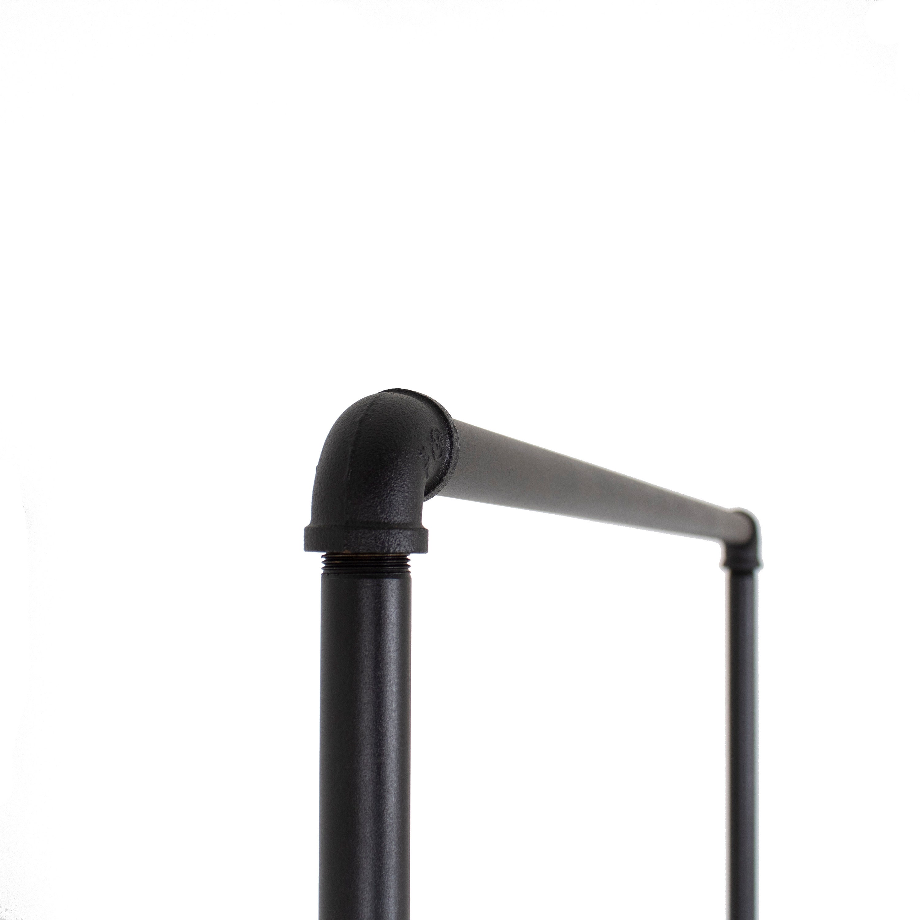 Clothes Rack Rolling Garment Rack Clothing Rack Pipe Etsy