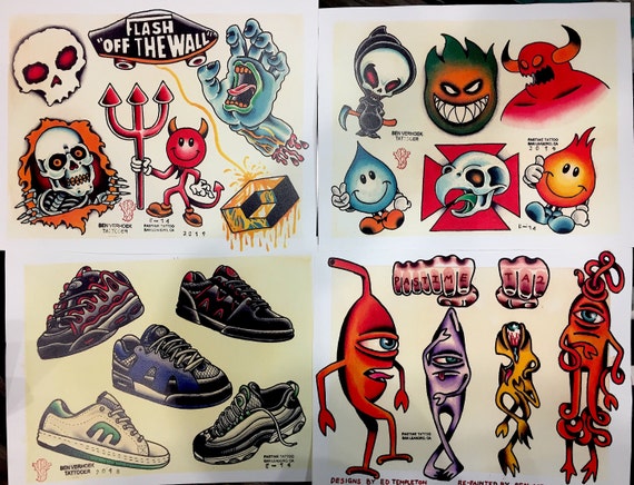 Skateboard Tattoo Ideas