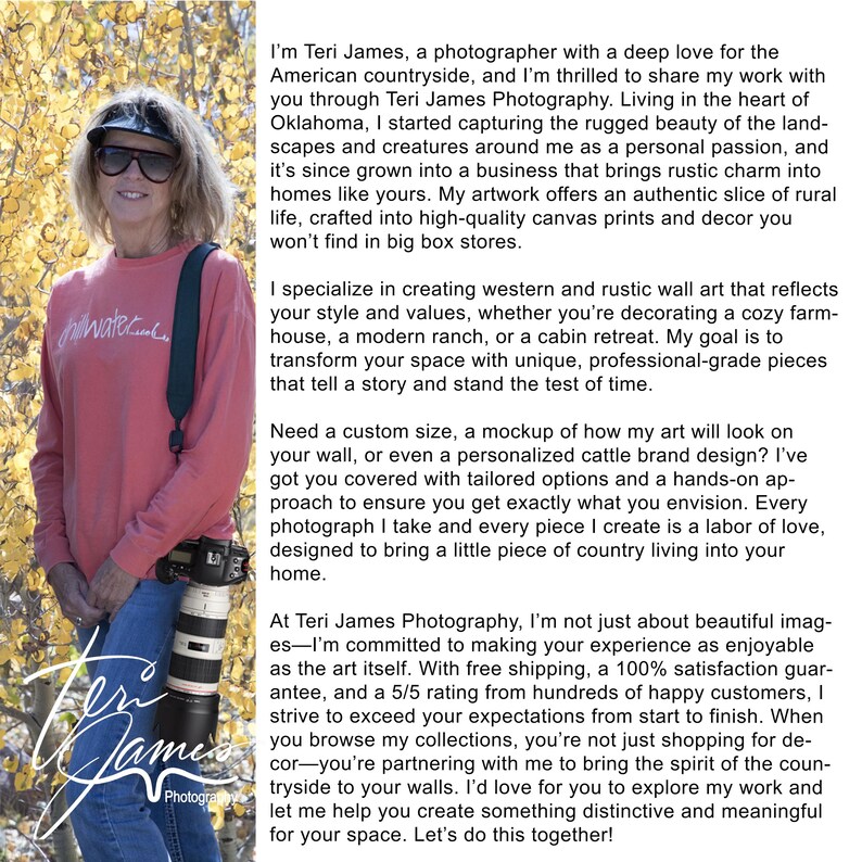 a woman standing in front of a yellow tree