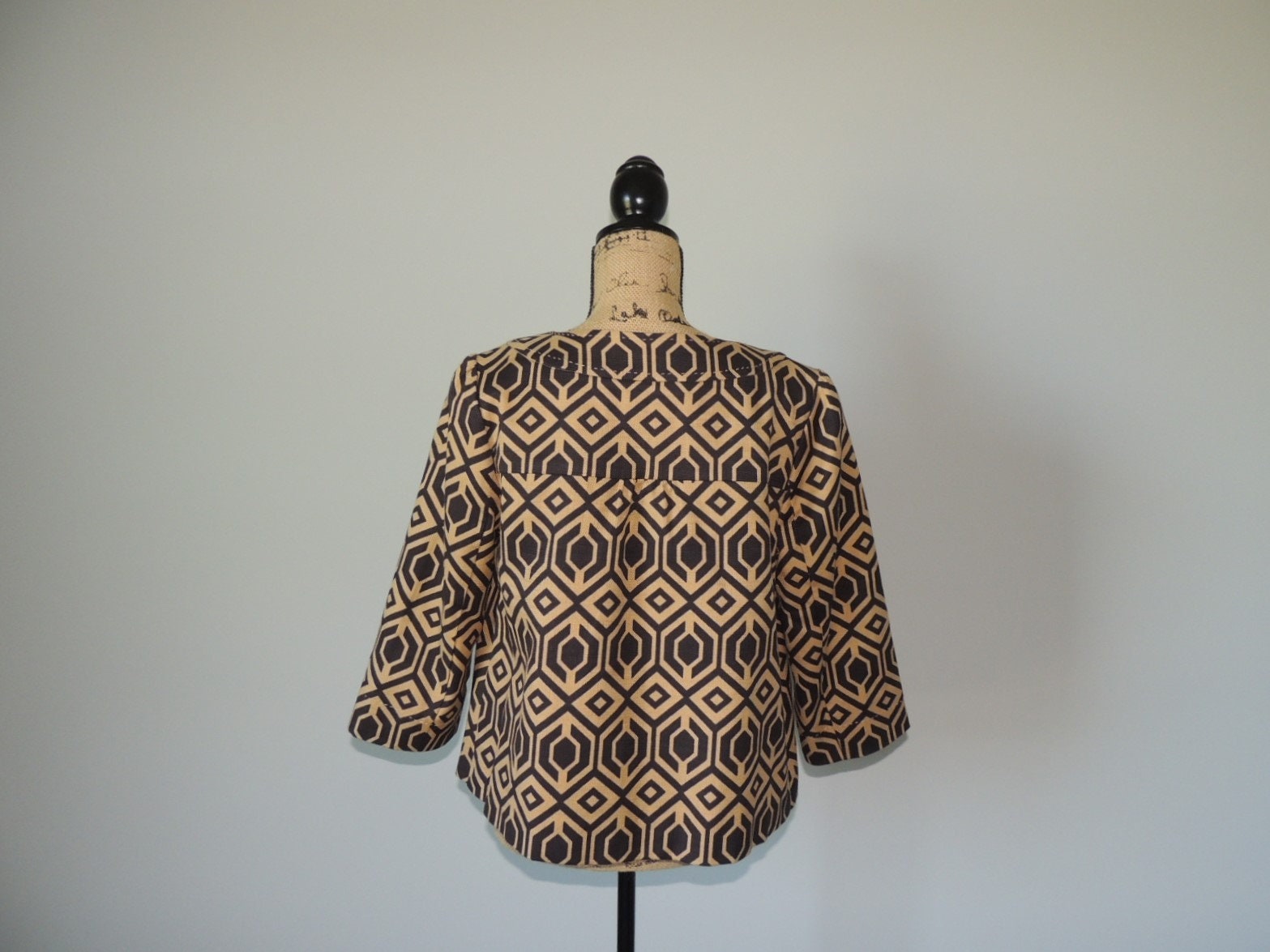 【vintage】 Oversizecoat Mod Vtg VIntage 1960s 60s Old Hollywood Glam Gold Metallic