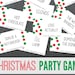 INSTANT DOWNLOAD Printable Christmas Games for Groups - Christmas Party ...