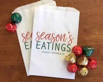 Personalized Christmas Treat Bags – Holiday Goodie Bags