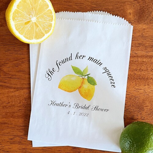 Lemon Bridal Shower Invitation She Found Her Main Squeeze - Etsy