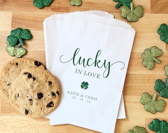 Personalized Irish Wedding Favor Bags Lined – Lucky In Love