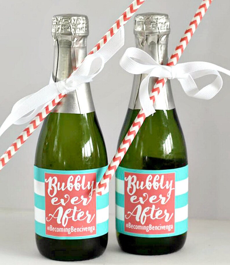 75 Personalized Champagne Bottle Boxes Wedding Bridal Baby Shower Party Favors