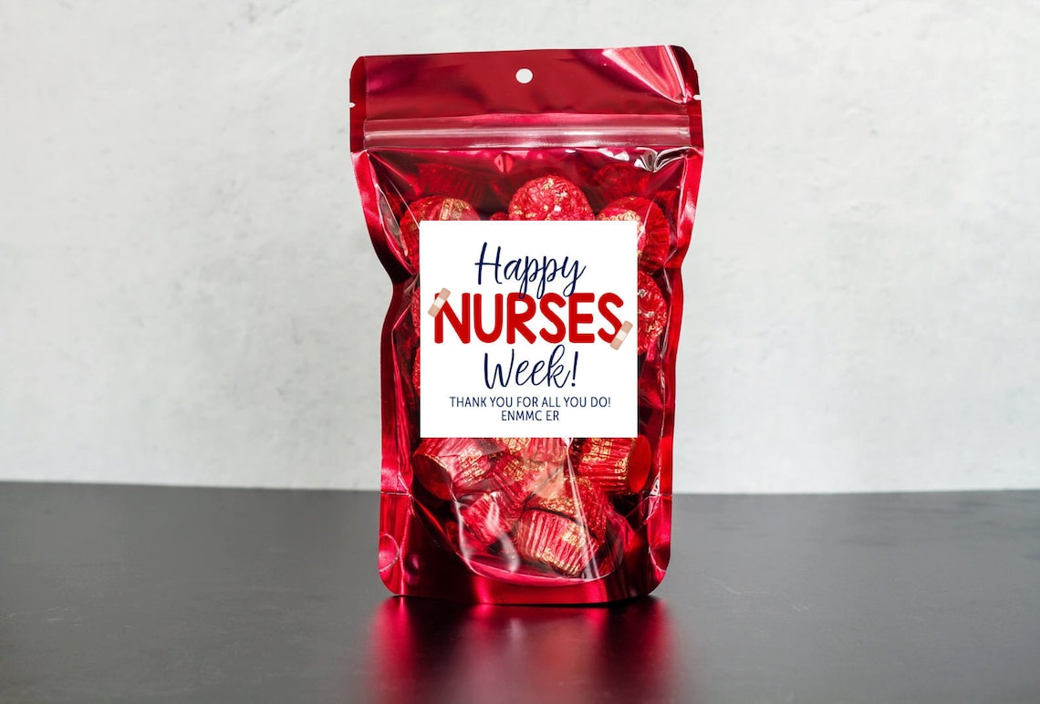 Nurses Week Treat Bags Candy Bags Nurse Appreciation Week Etsy