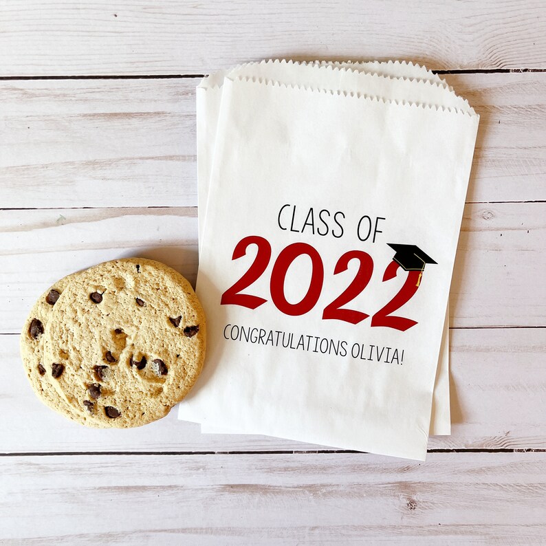 LINED Graduation Party Favor Bags Graduation Cookie Bags Etsy