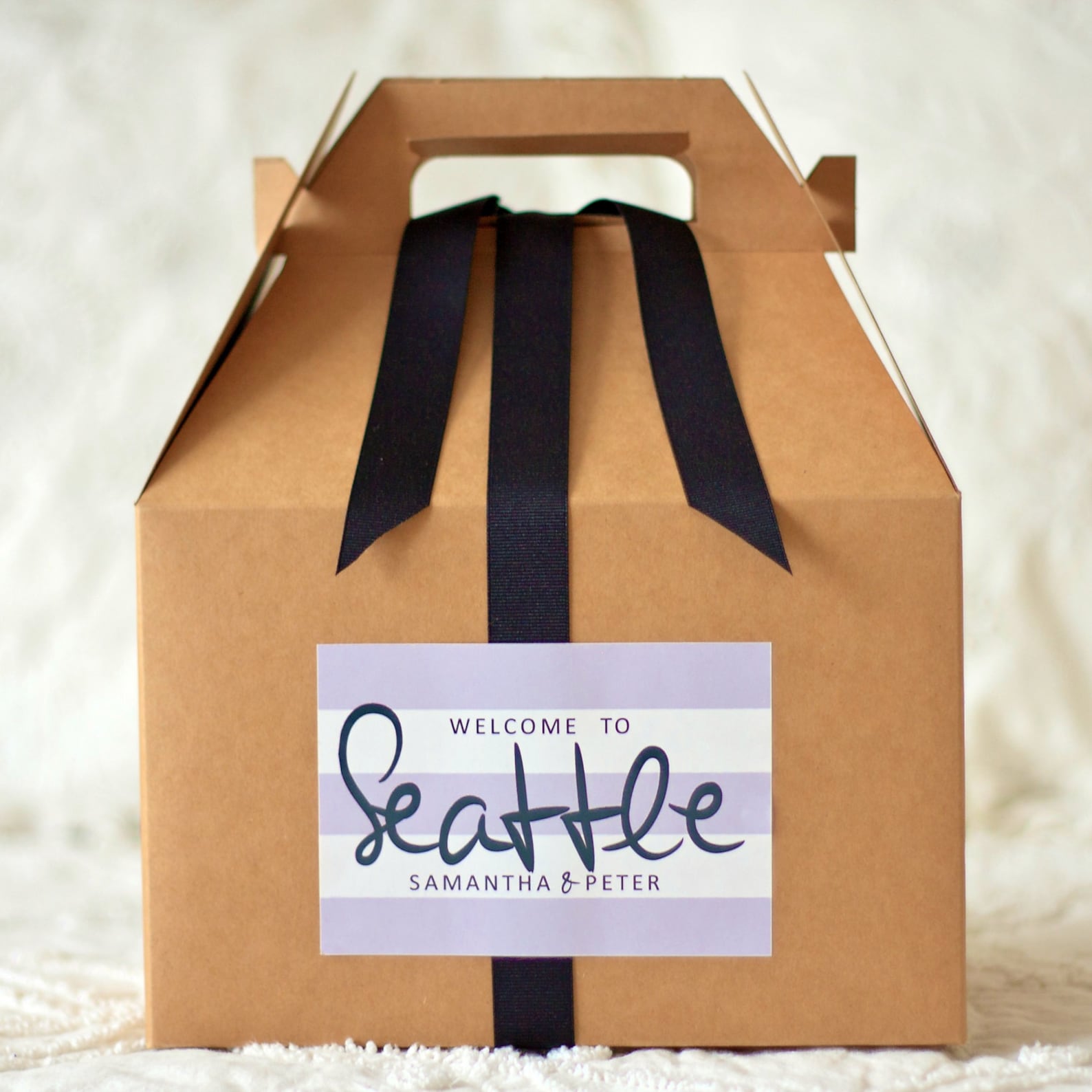 Wedding Bag Stickers Custom Wedding Box Etsy