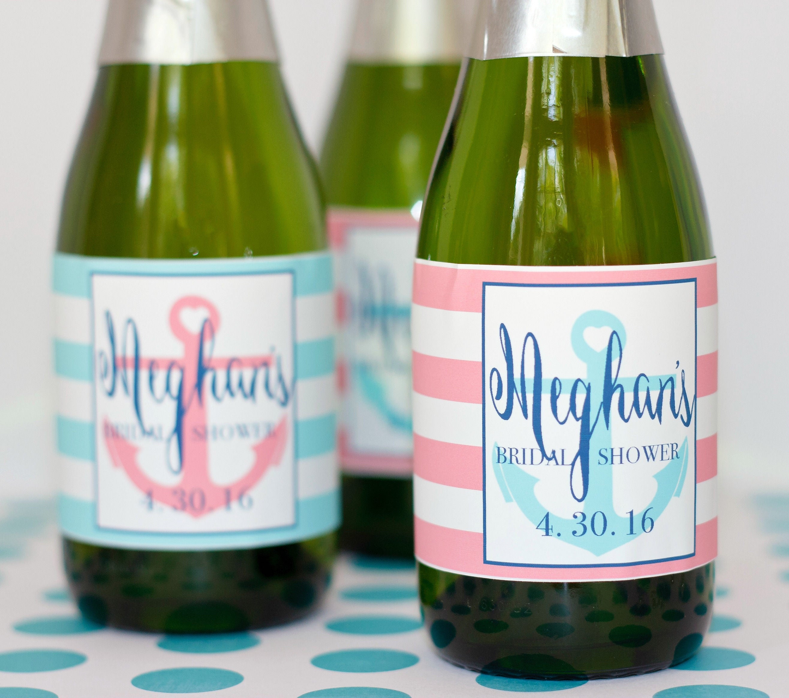 60 Personalized Champagne Bottle Boxes Wedding Bridal Shower Party Favors 