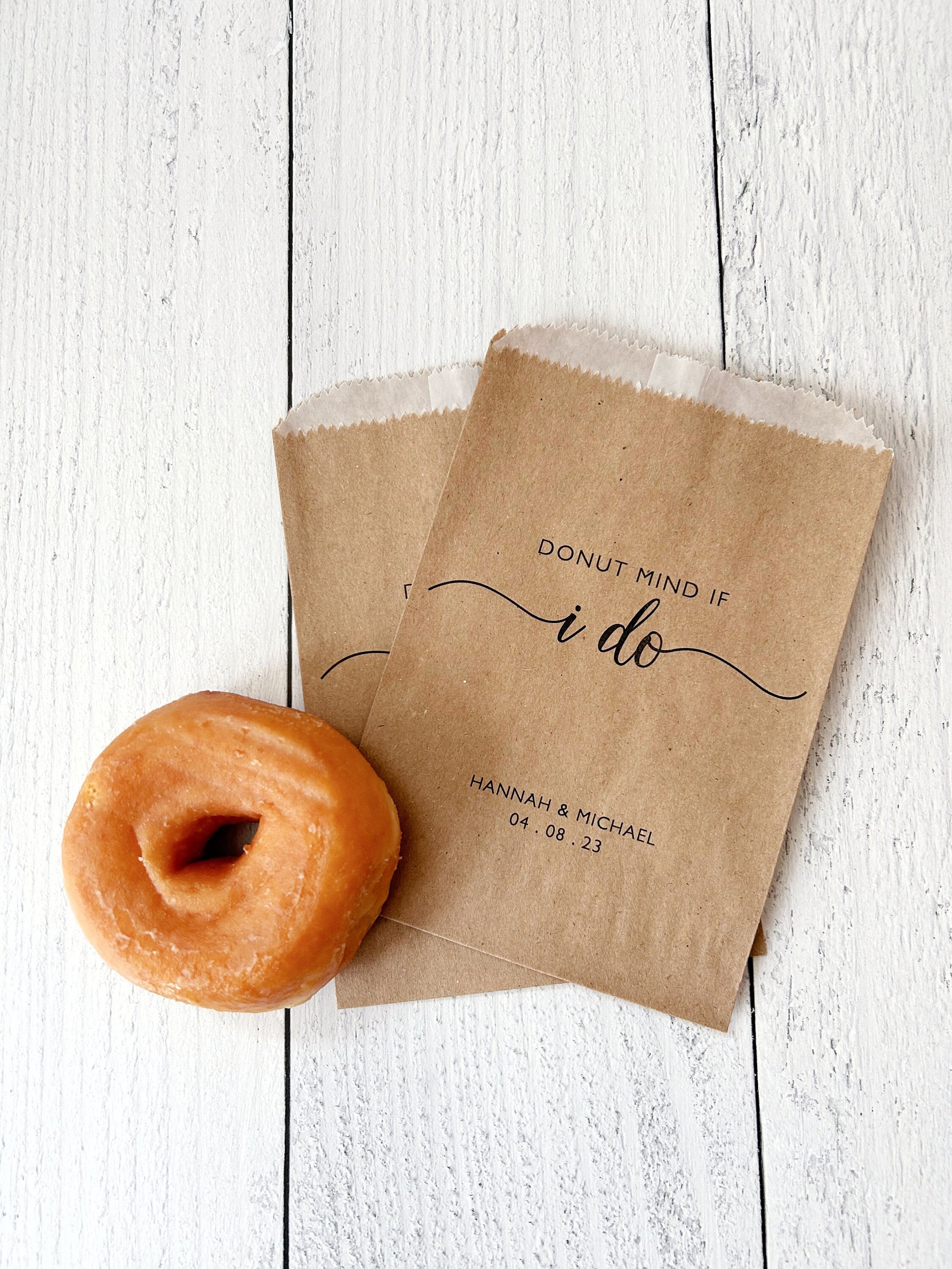 Donut bags wedding deals