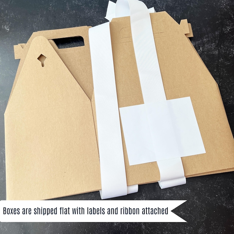 a box that has some white tape on it