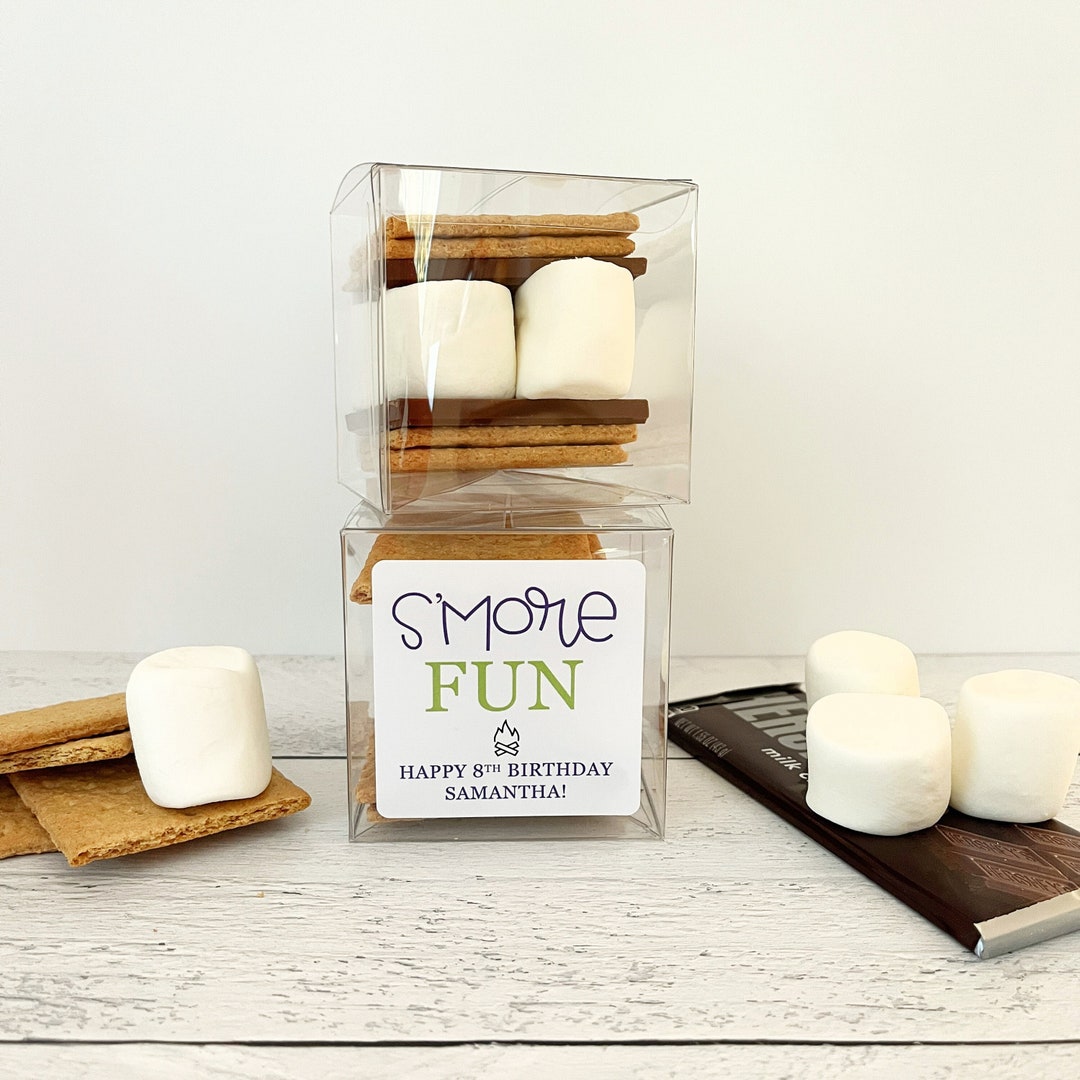 S'more Birthday Party Favor Boxes S'more Kits Etsy