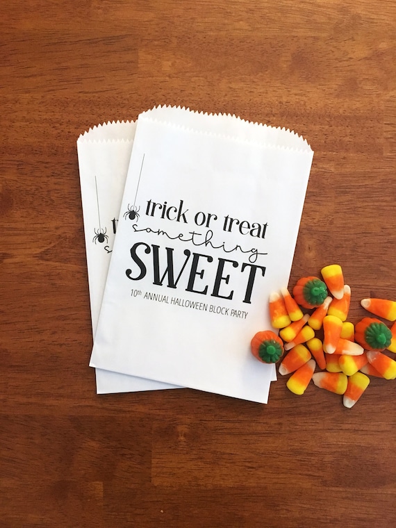 Personalized Halloween Goodie Bags – Custom Party Treat Bags