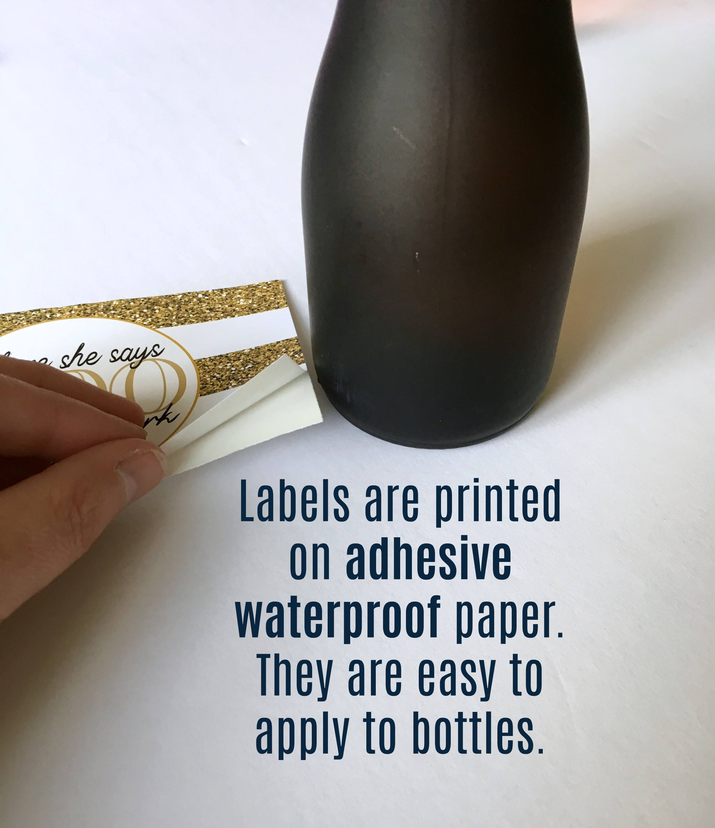 Mini Apple Cider Bottle Labels Personalized Apple Cider Etsy