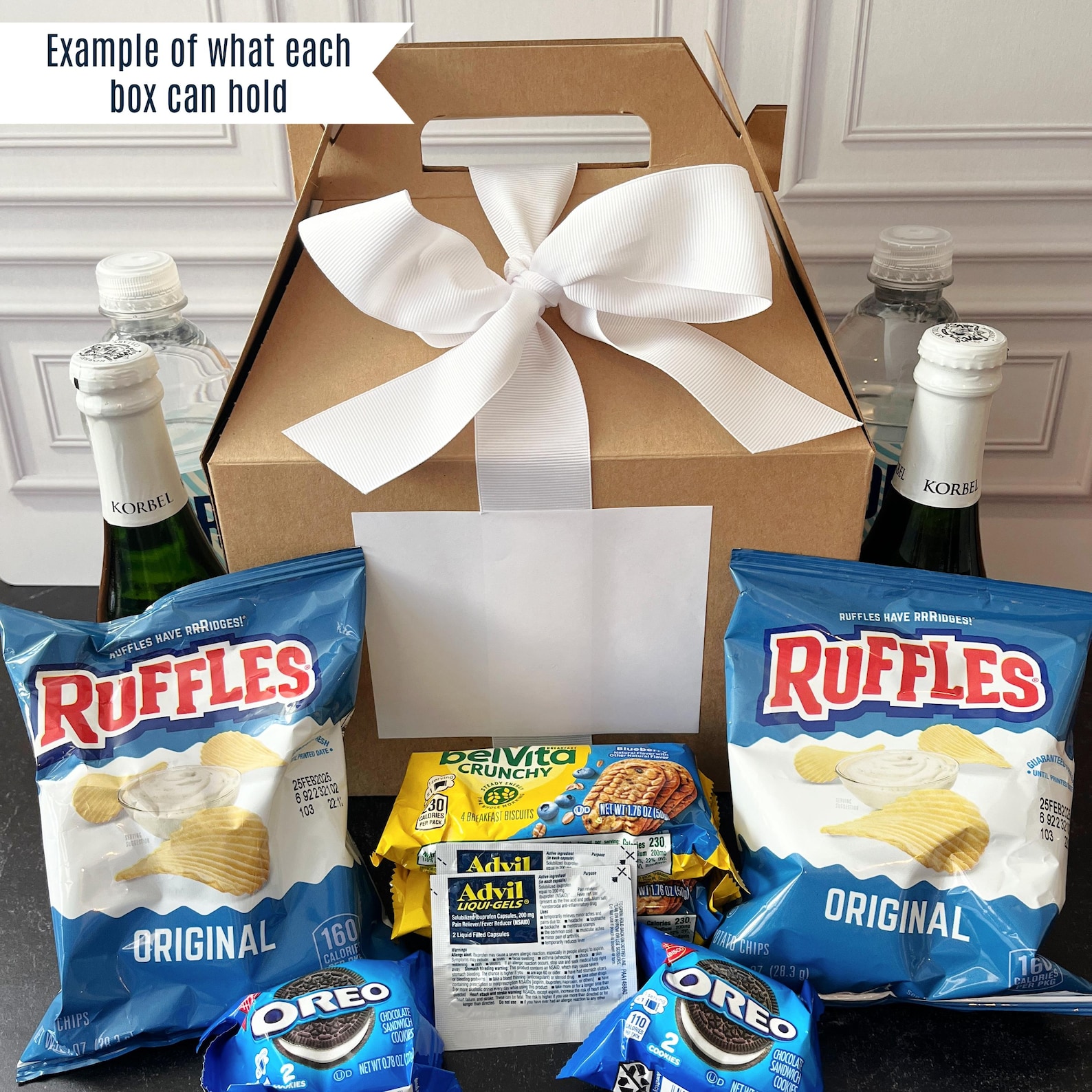 Personalized Wedding Guest Welcome Boxes - Gable Boxes, Ribbon & Labels ...