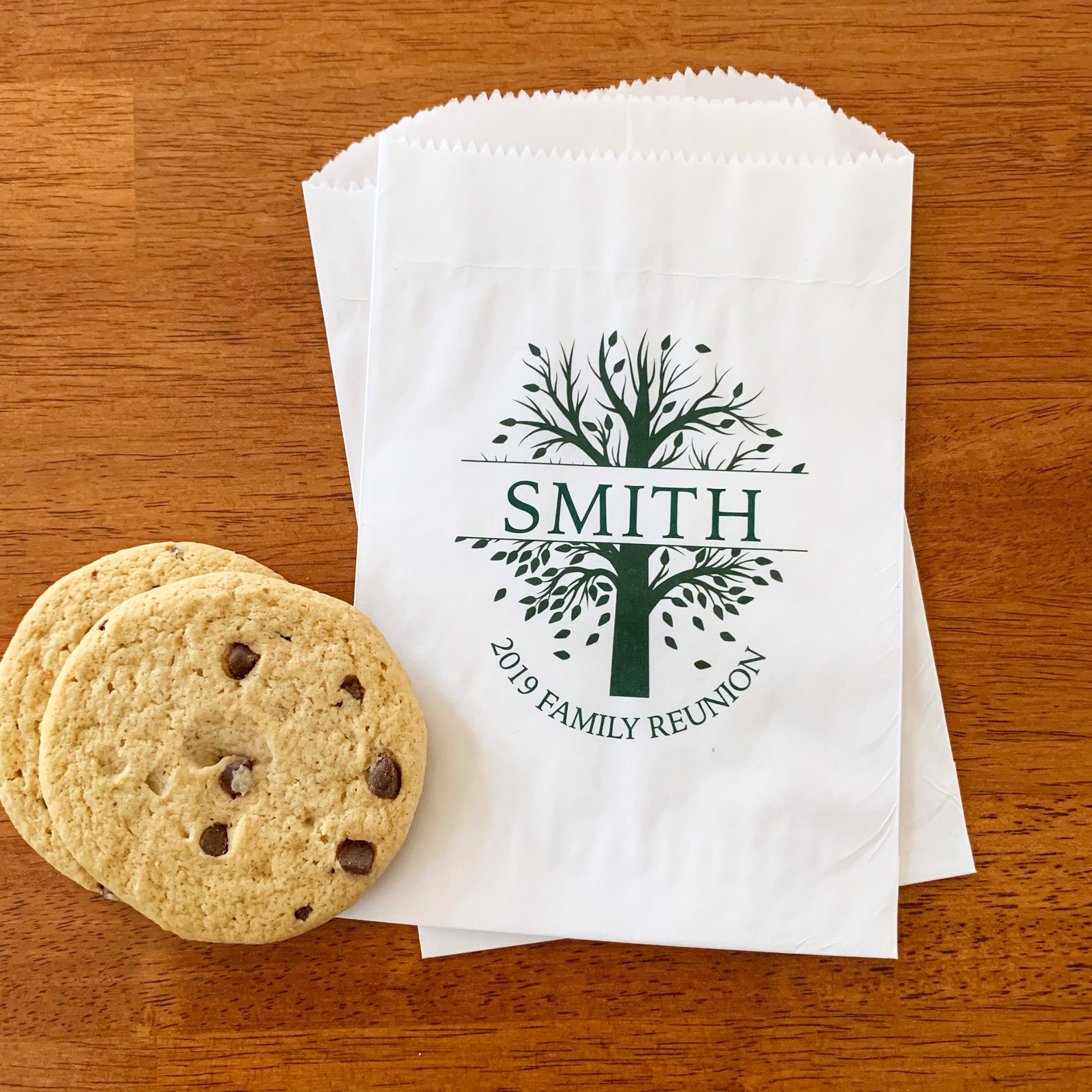 Family Reunion Favor Bags LINED Personalized Family Reunion Etsy