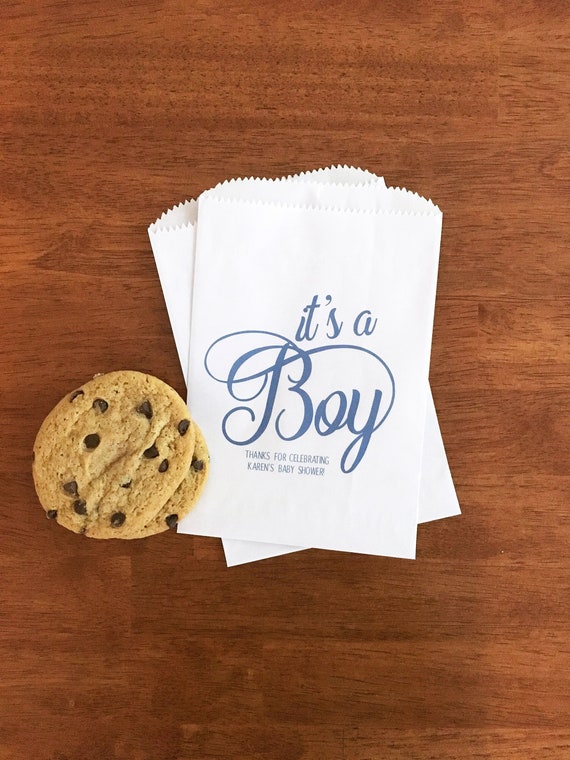 cookie favor bags for baby shower