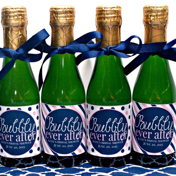 Baby Champagne Bottle Favors Etsy