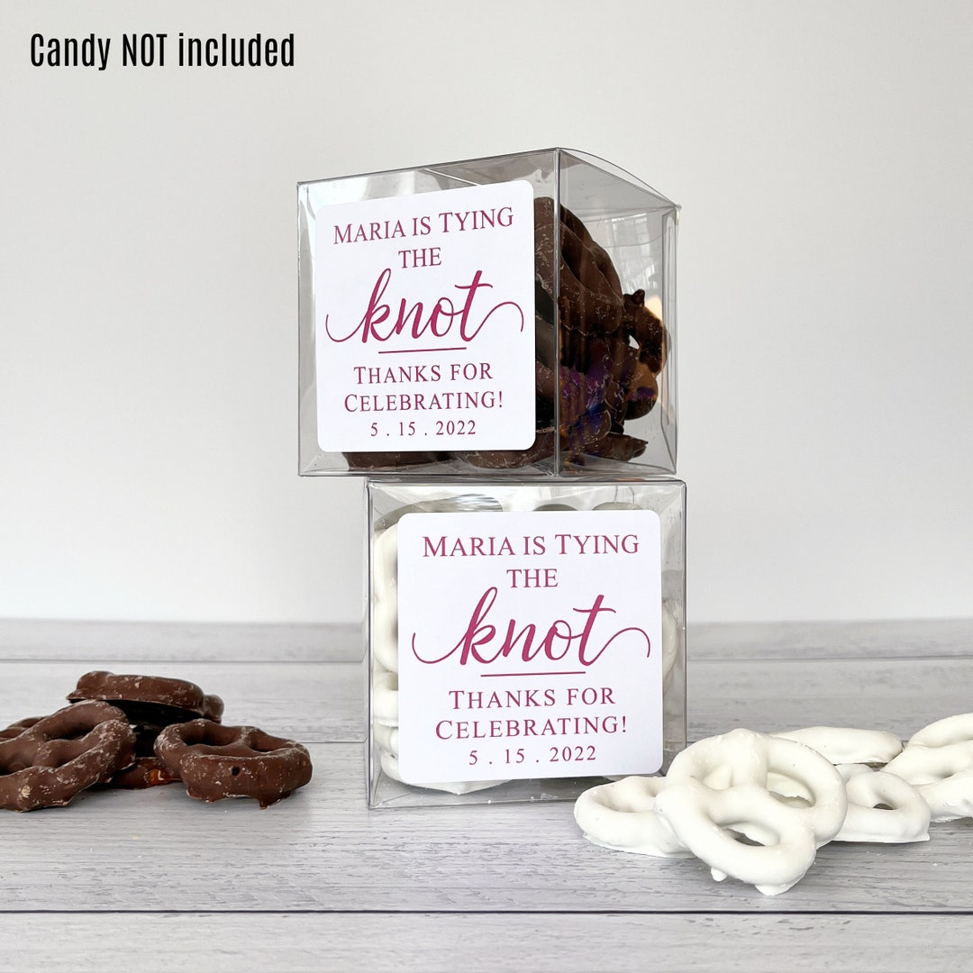 Bridal Shower Favor Boxes Wedding Shower Favors for Guests She is Tying