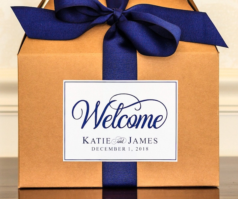 Personalized Wedding Boxes for Hotel Guests Custom Etsy