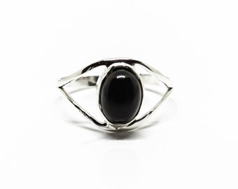 Authentic Stainless Steel Yellow and Black Ring Size 6