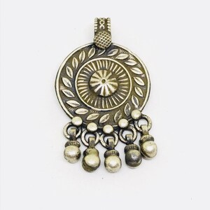 Ethnic, tribal, bohemian sterling silver necklace. Traditional indian design. Solid sterling silver 92.5. Old silver necklaces