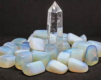 Opalite Tumbled Stone Healing Crystals Pocket Gemstone NewAge Spiritual Protection Gift Wholesale