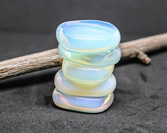 Pedras lisas de opalita* Pedra de palma* Pedra da preocupação* Oval* Polida* Cura* Metafísica* Altar* Espiritualidade