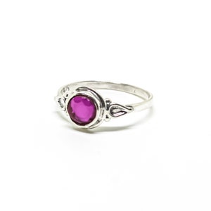 Ruby Ring Sterling Silver 925.