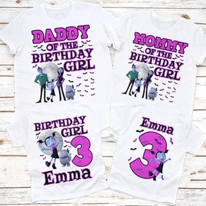Vampirina Birthday Shirt, Vampirina Birthday, Vampirina Birthday Family, Custom Vampirina shirt, Vampirina family Birthday Shirt, Party